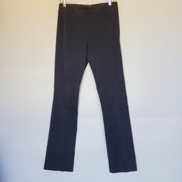 Donna Karan Slacks Trouser Pull-On Pants Black Minimalist Comfort Stretch Size 8 - Picture 9 of 9